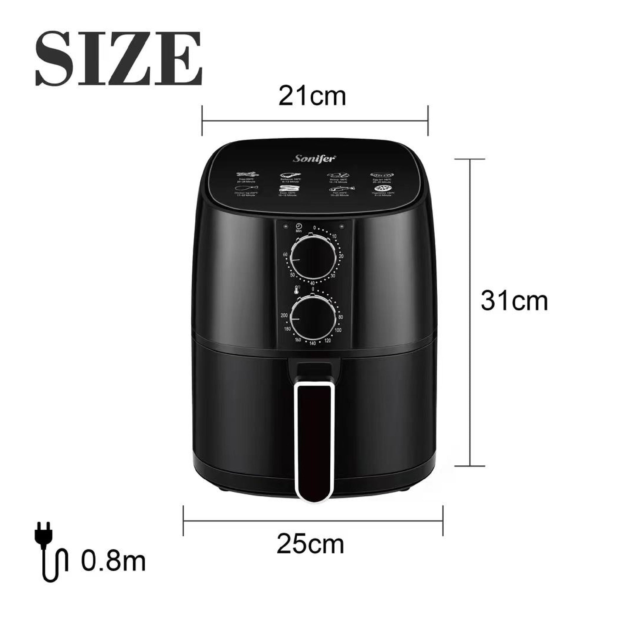 Sonifer - Air Fryer 4.2L