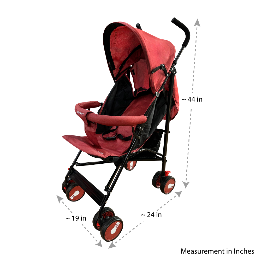 Foldable baby stroller