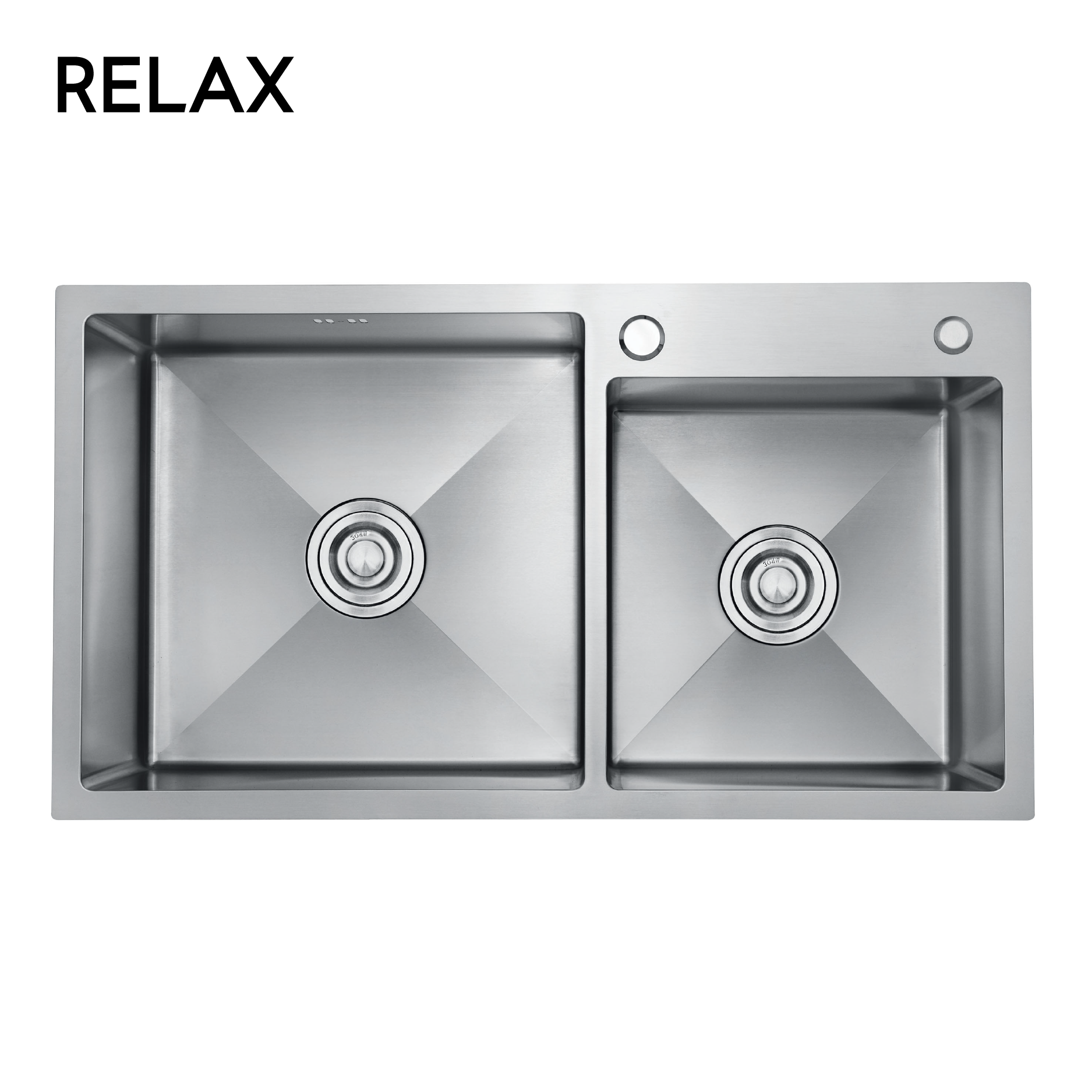 Sink With Two Drainer