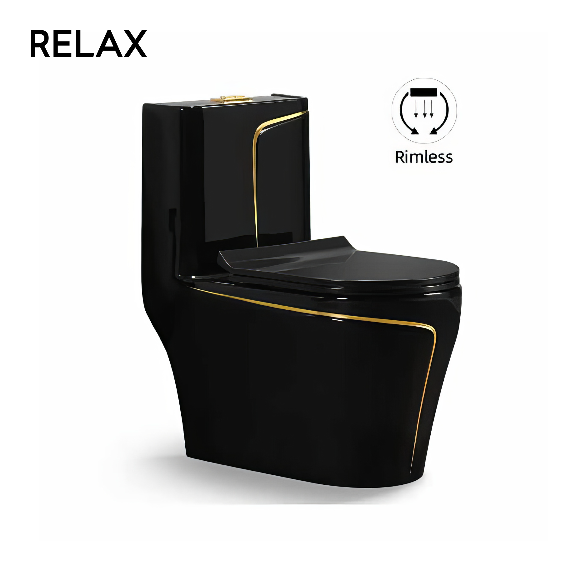 Ceramic Siphonic one-piece toilet