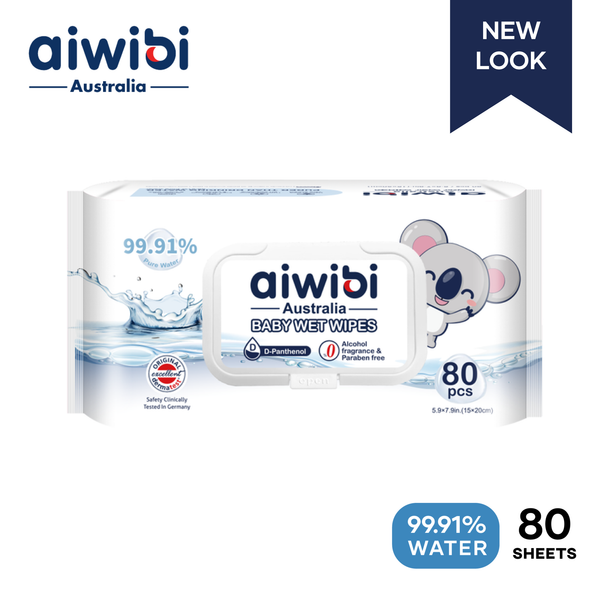AIWIBI - 99.91% Pure Water - Wet Wipes (80pcs)