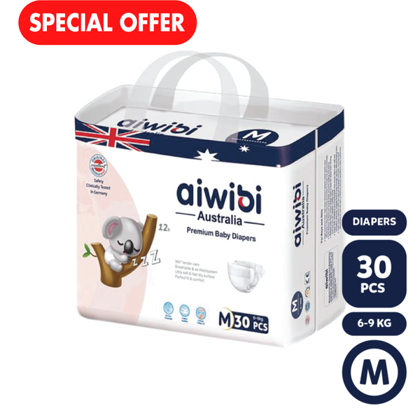 AIWIBI Diapers - M - 30pcs