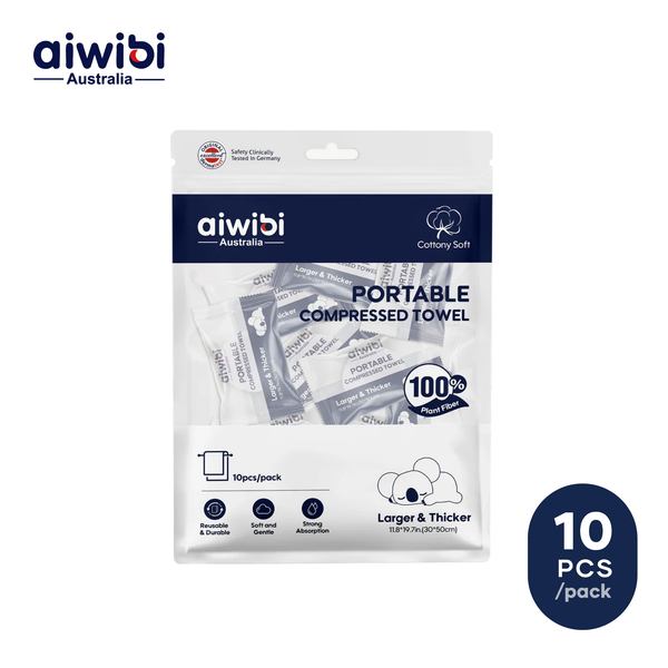 Aiwibi - Compressed Towels (10 pcs)