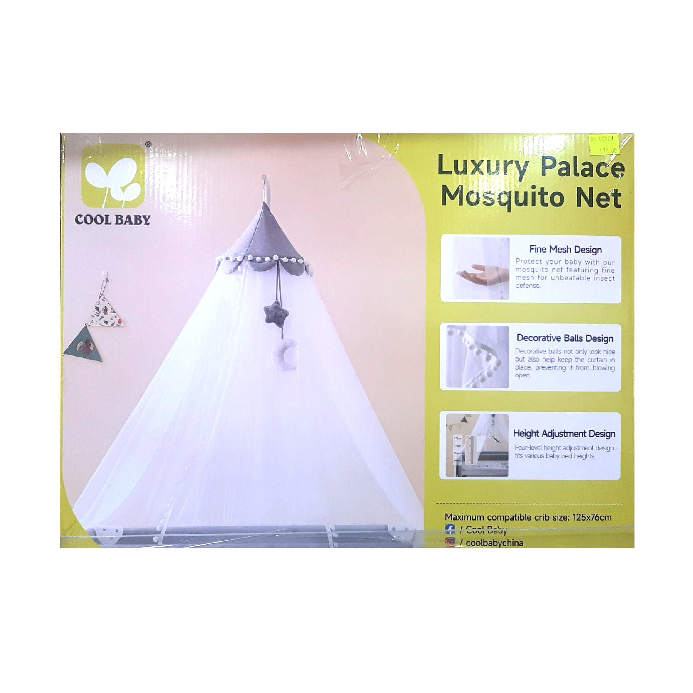 Mosquito net with stand
