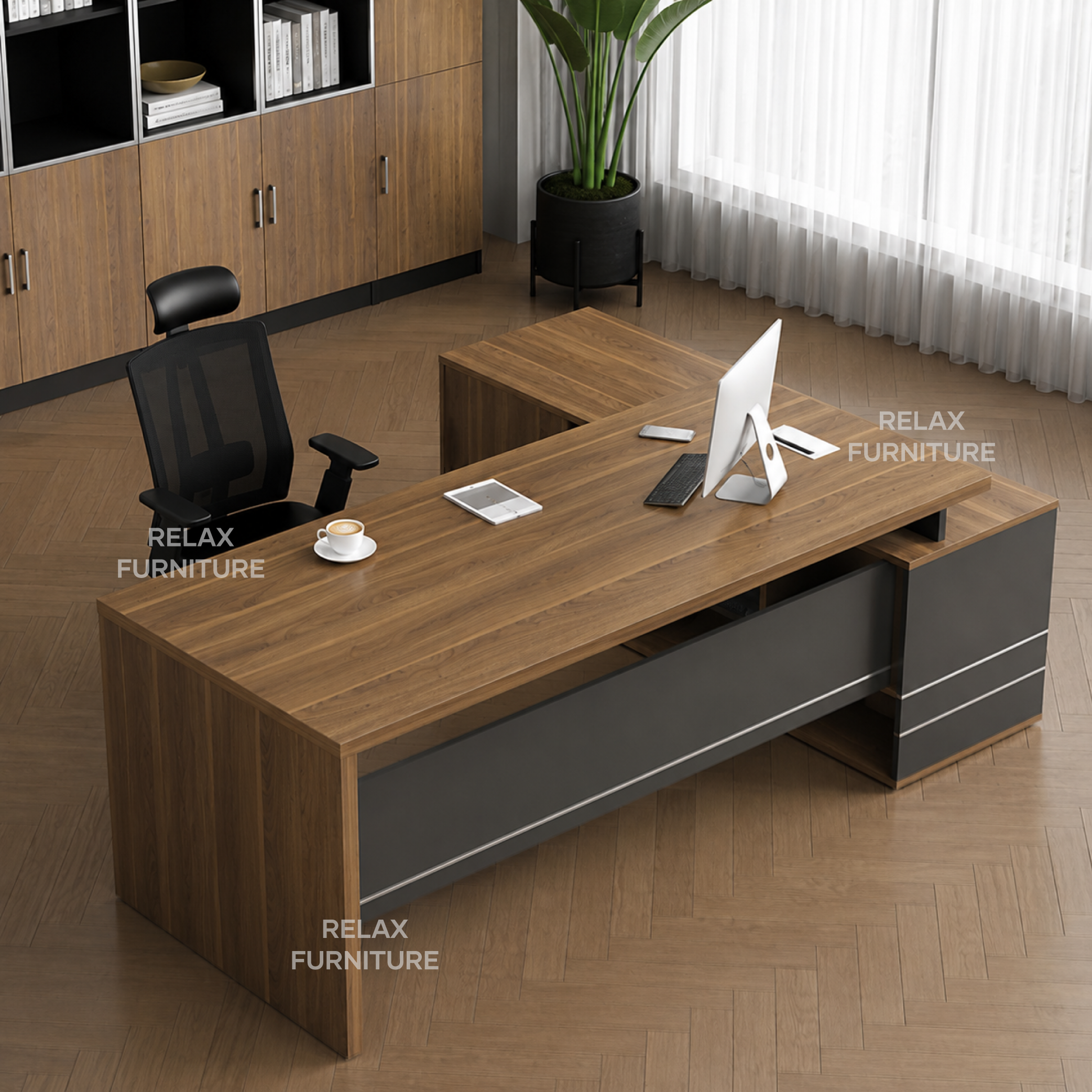 L Shaped - Office table - 163 / 143 cm