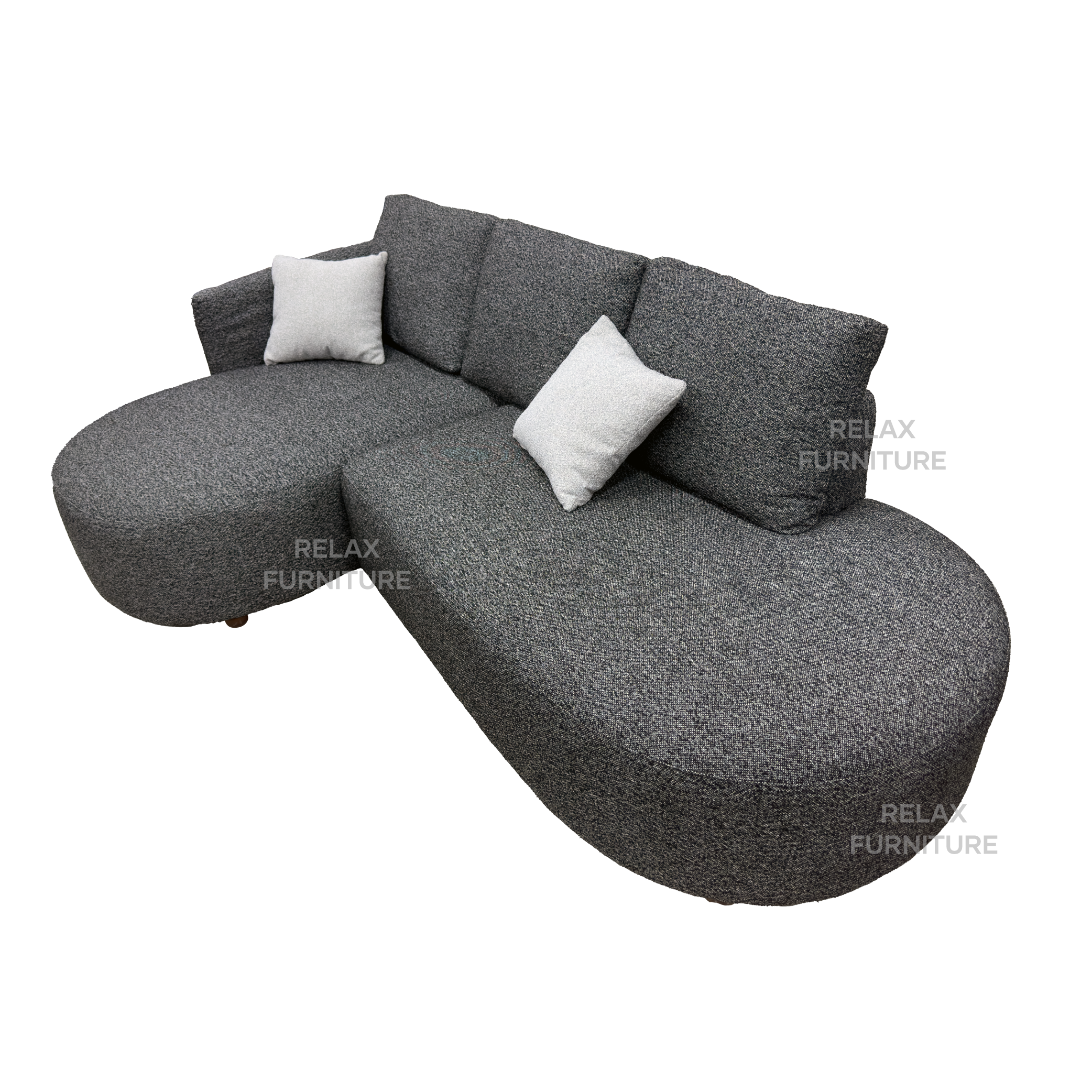 L-Sofa (2 sections) + Pillows