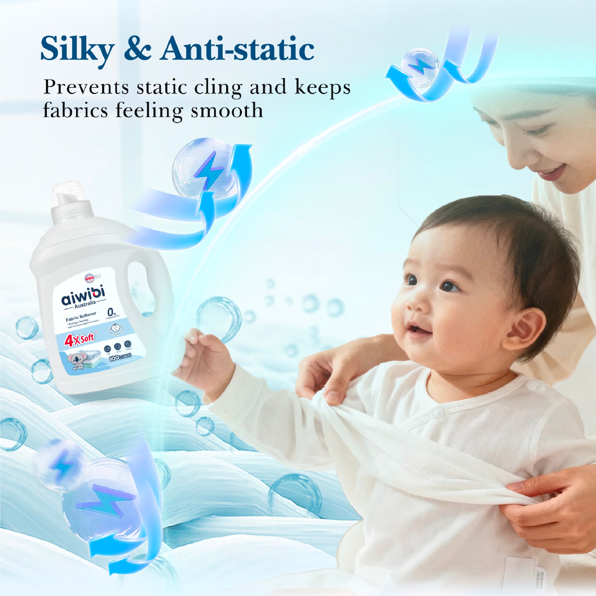 Aiwibi - Fabric Softener - Fragrance Free - 1.6 L