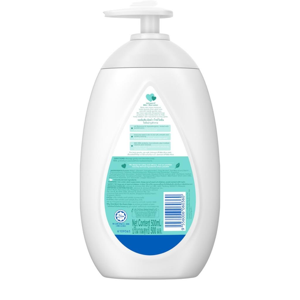 Johnsons Milk + Rice Baby Lotion