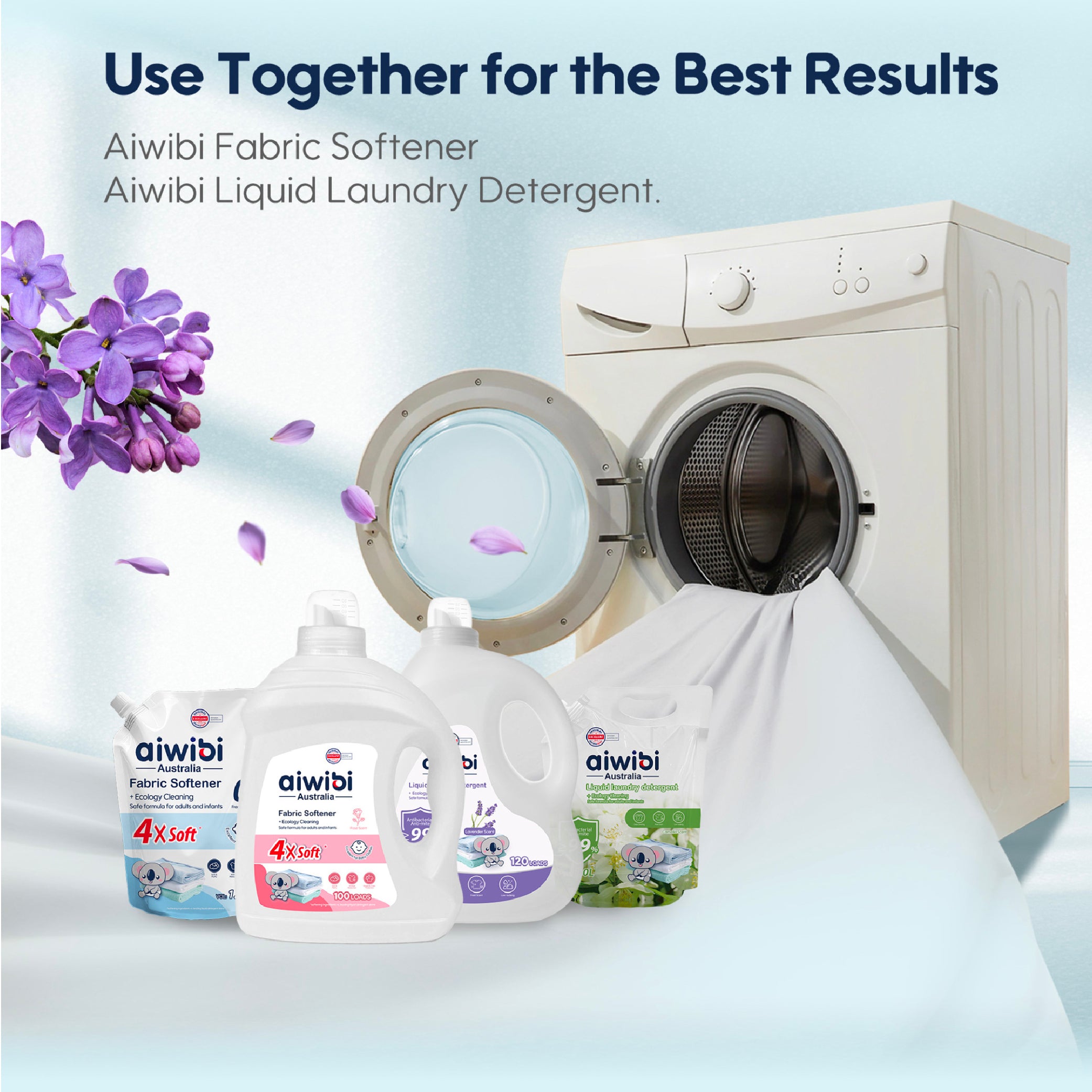 Aiwibi - Antibacterial Laundry Detergent - Lavender 3L