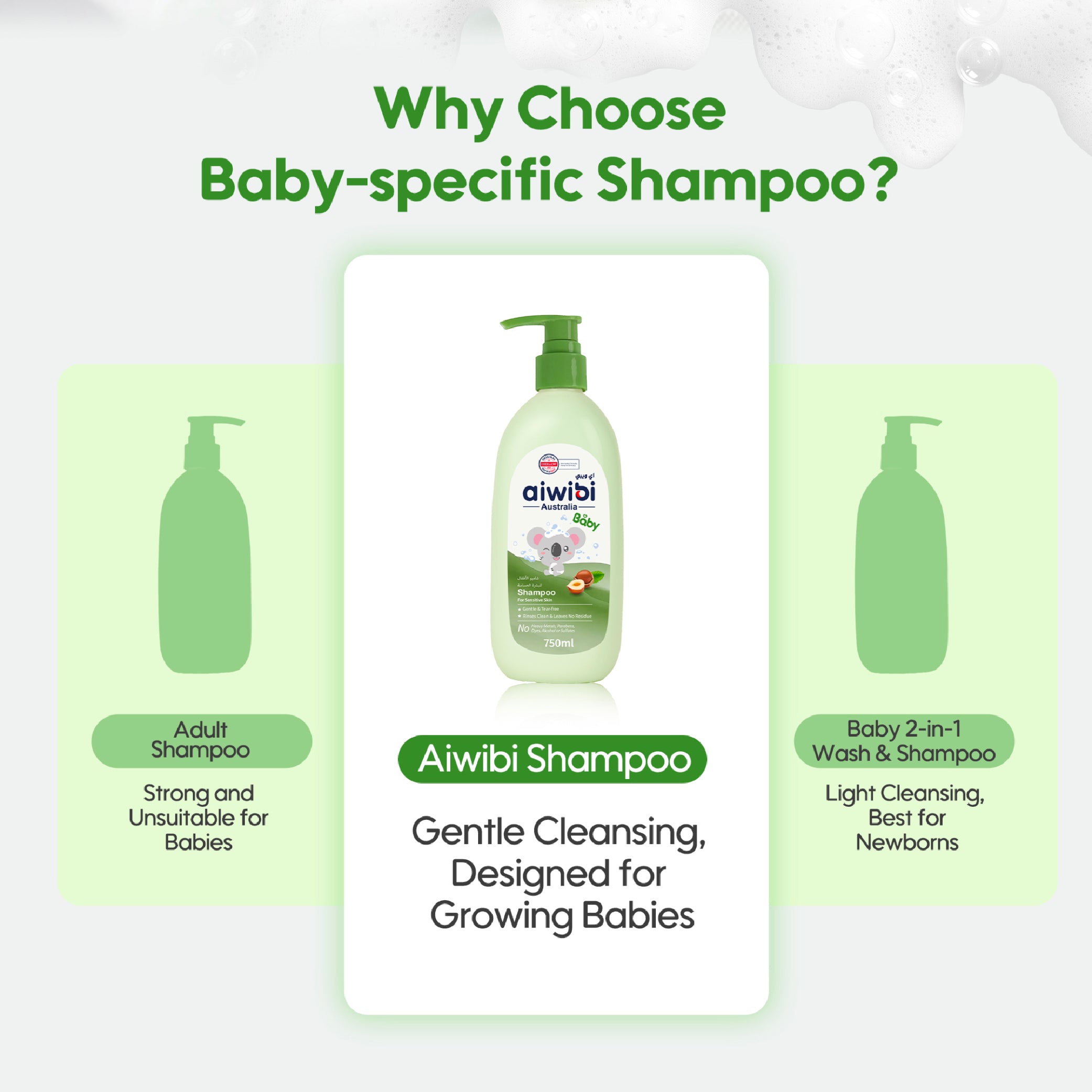 Aiwibi - Shampoo - 750ml