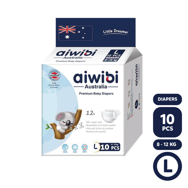 AIWIBI Diapers - L - 10pcs