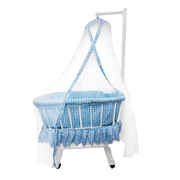 Baby crib with mosquito net