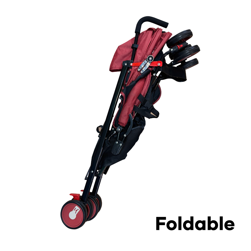 Foldable baby stroller