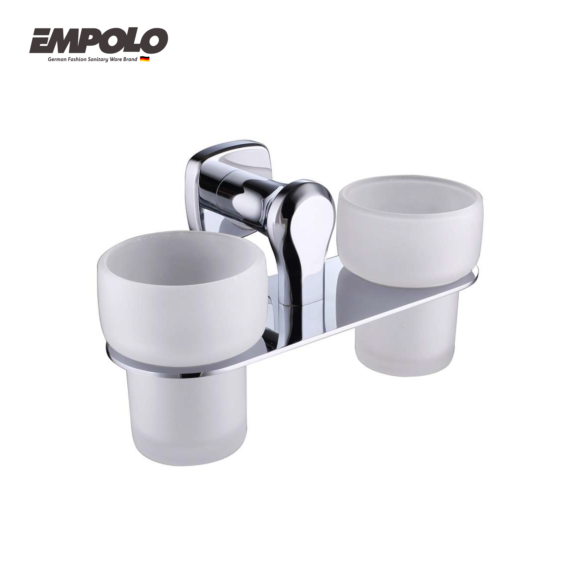 Double tumbler holder - Brass