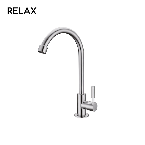 Small Kitchen Tap - SS - Single water
