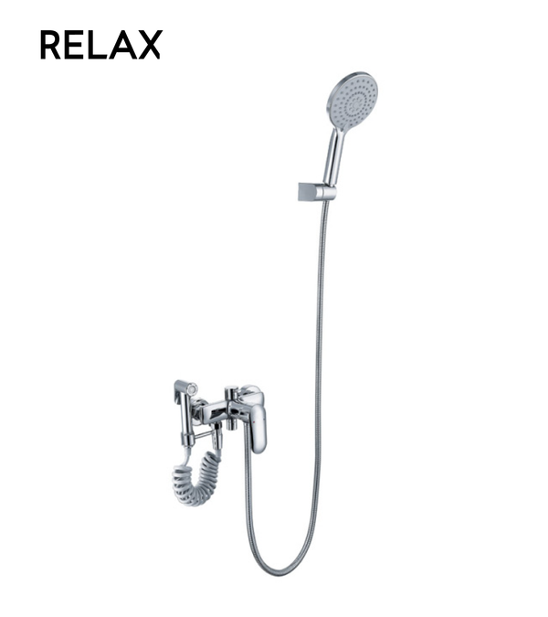 Hand shower with slide bar - Chrome