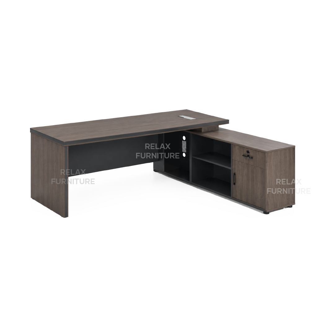 Executive Office Table - L shape - 160/180 cm