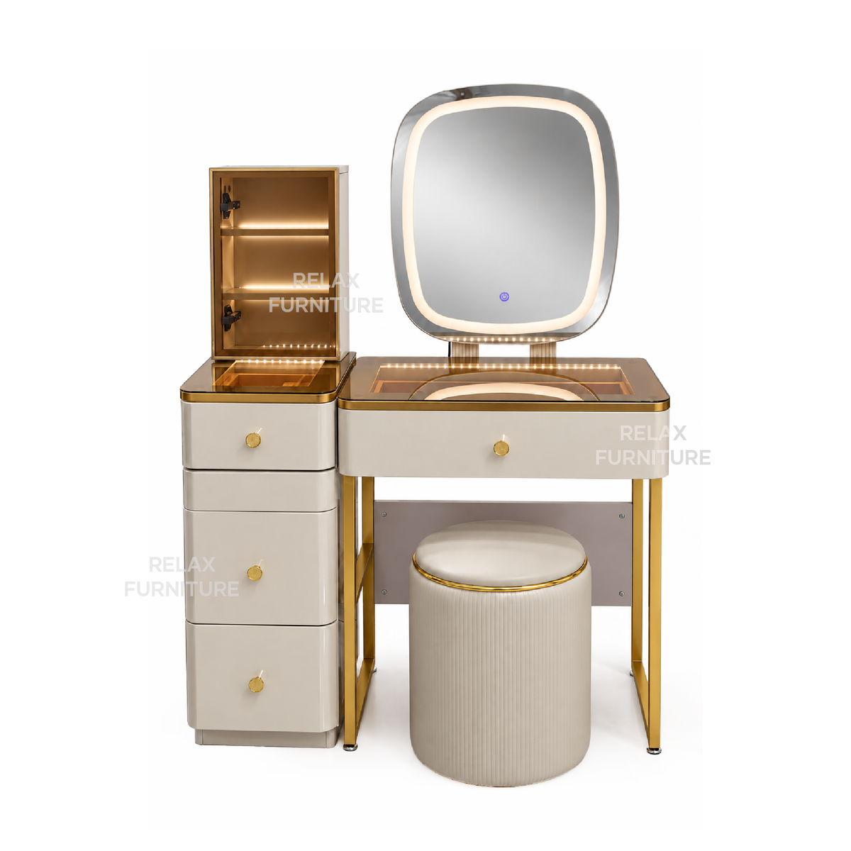 Dressing Table with LED - 3 colour