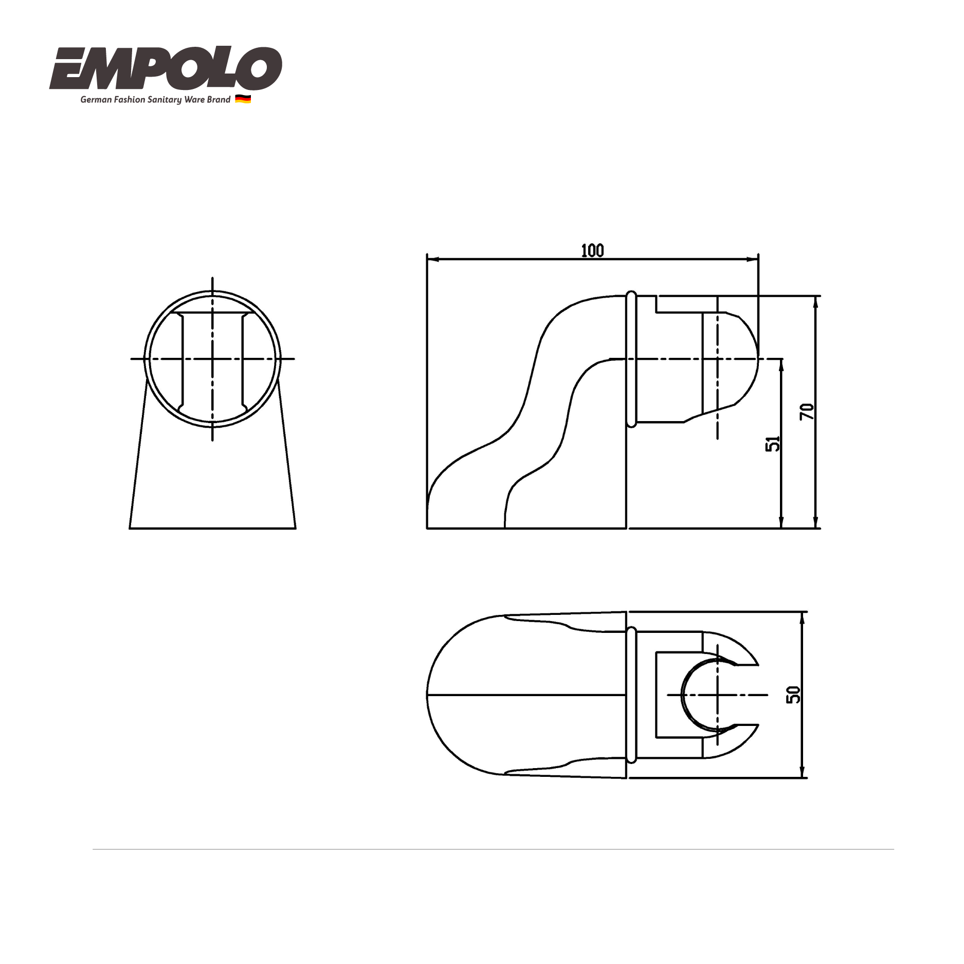 Shower holder - Plastic