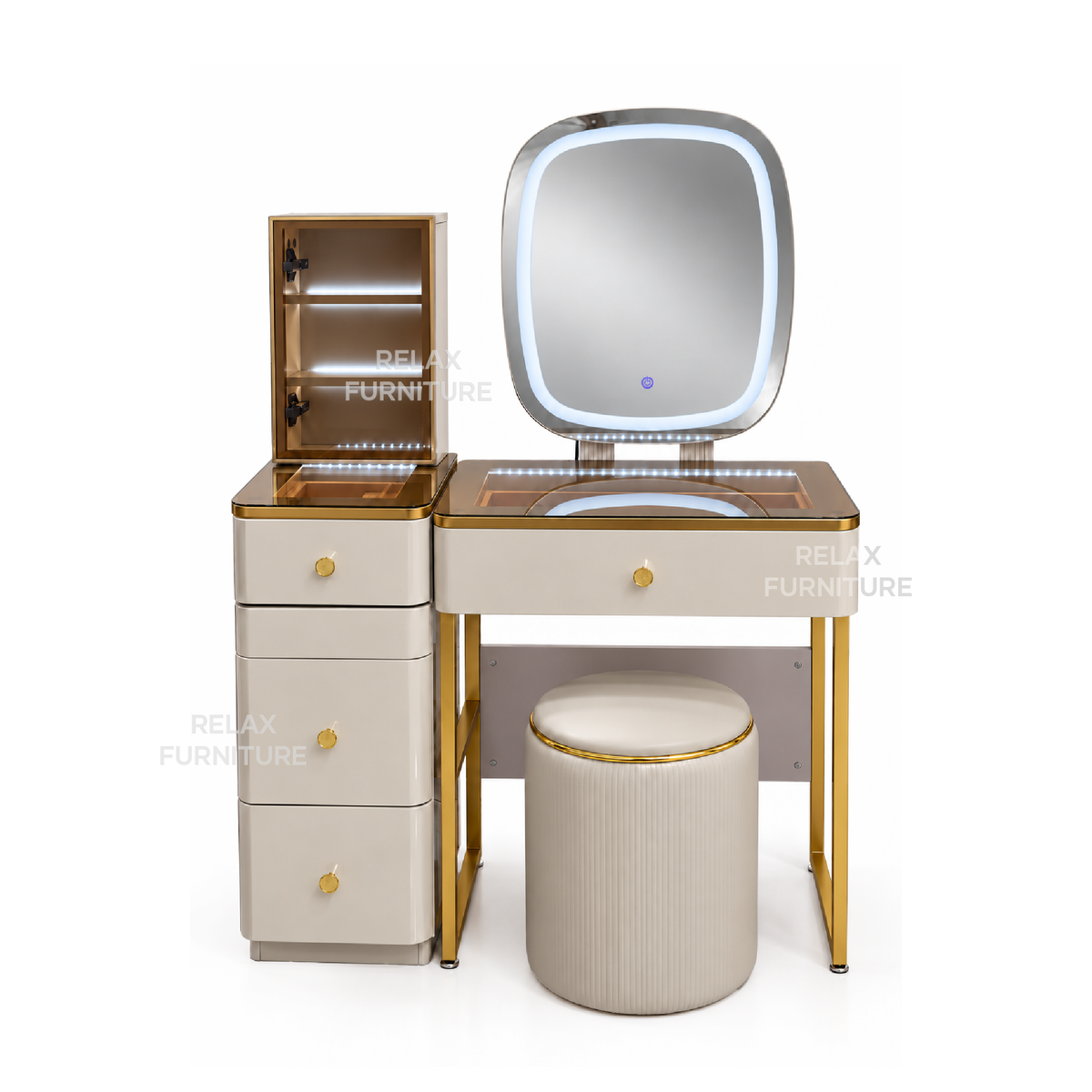 Dressing Table with LED - 3 colour