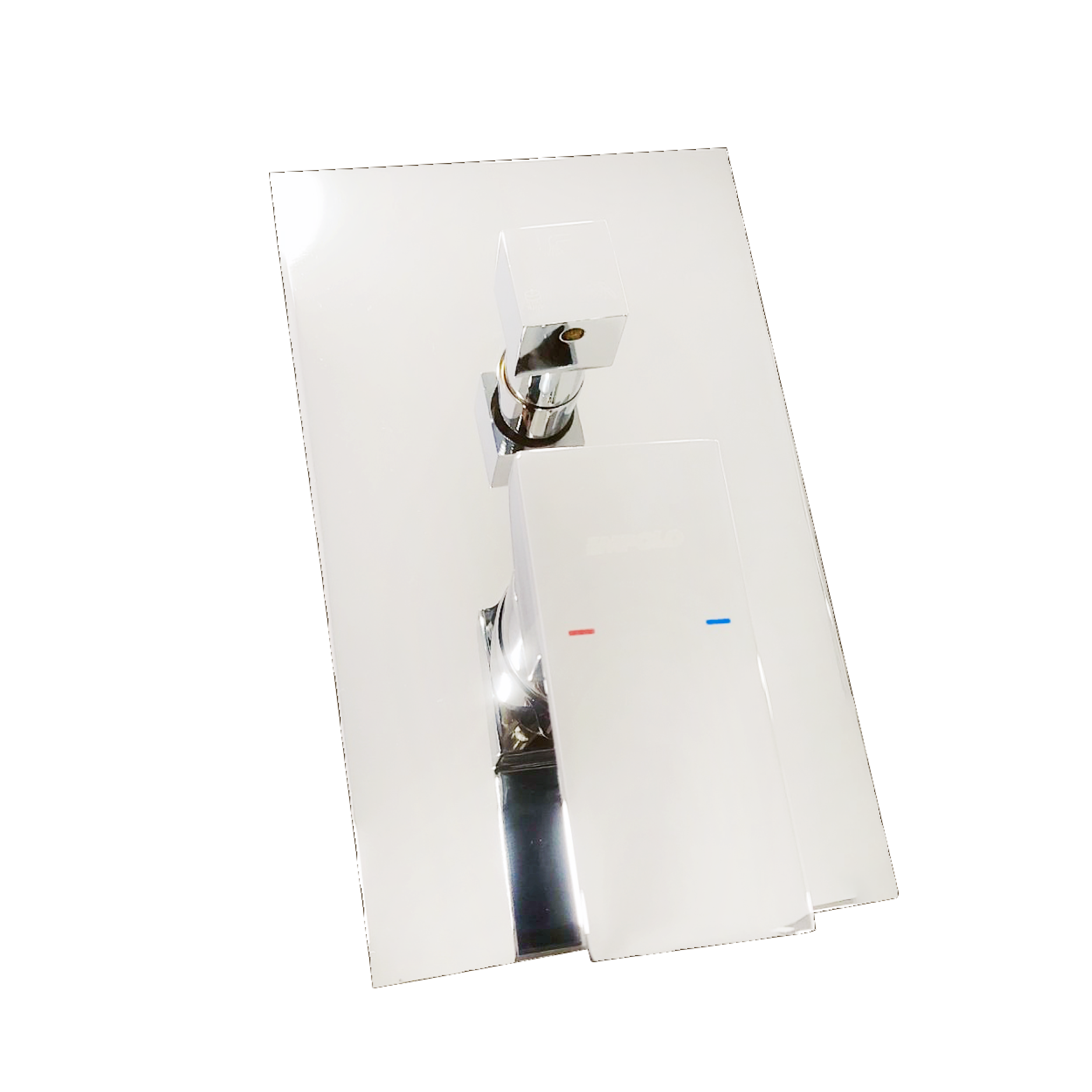 Wall-mounted shower mixer valve (three functions)