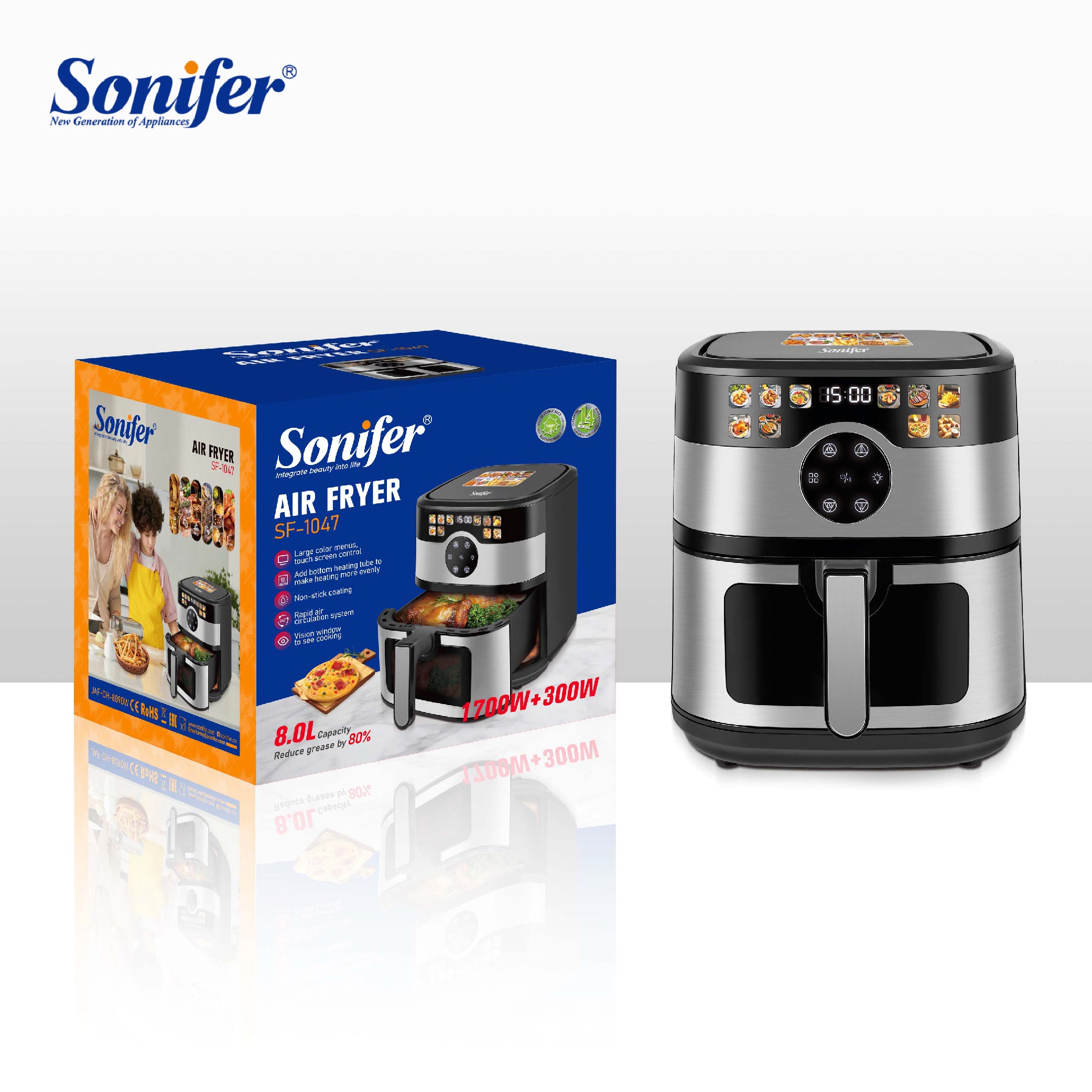 Sonifer - Air Fryer - 8L
