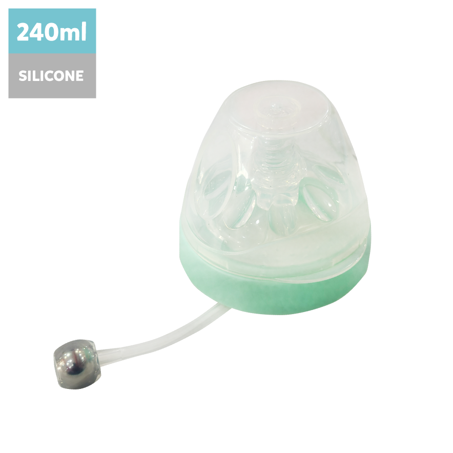 Silicone bottle with weight ball - 240ml