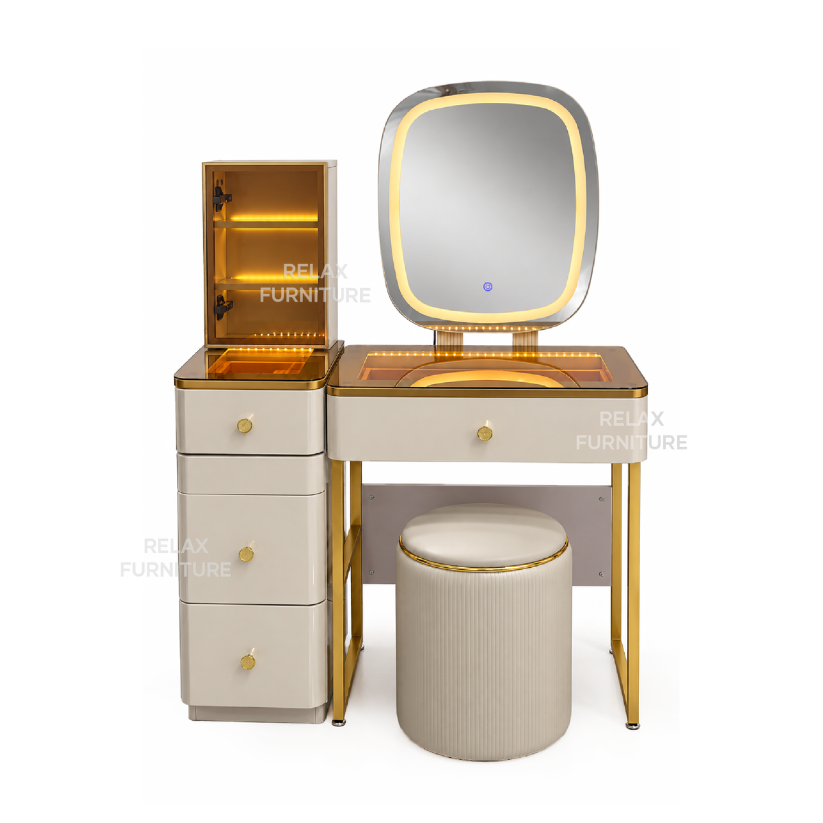 Dressing Table with LED - 3 colour