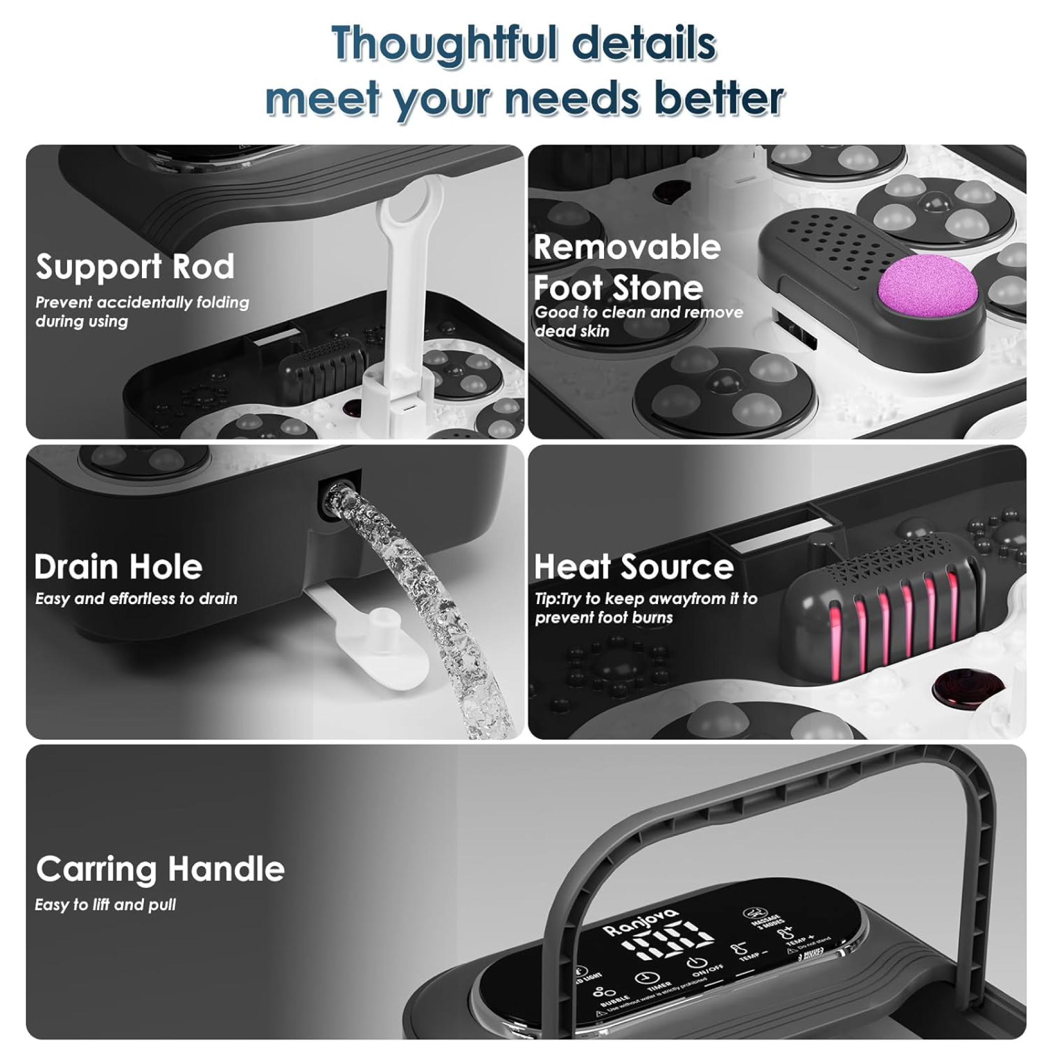 Ranjova - Collapsible Foot Spa