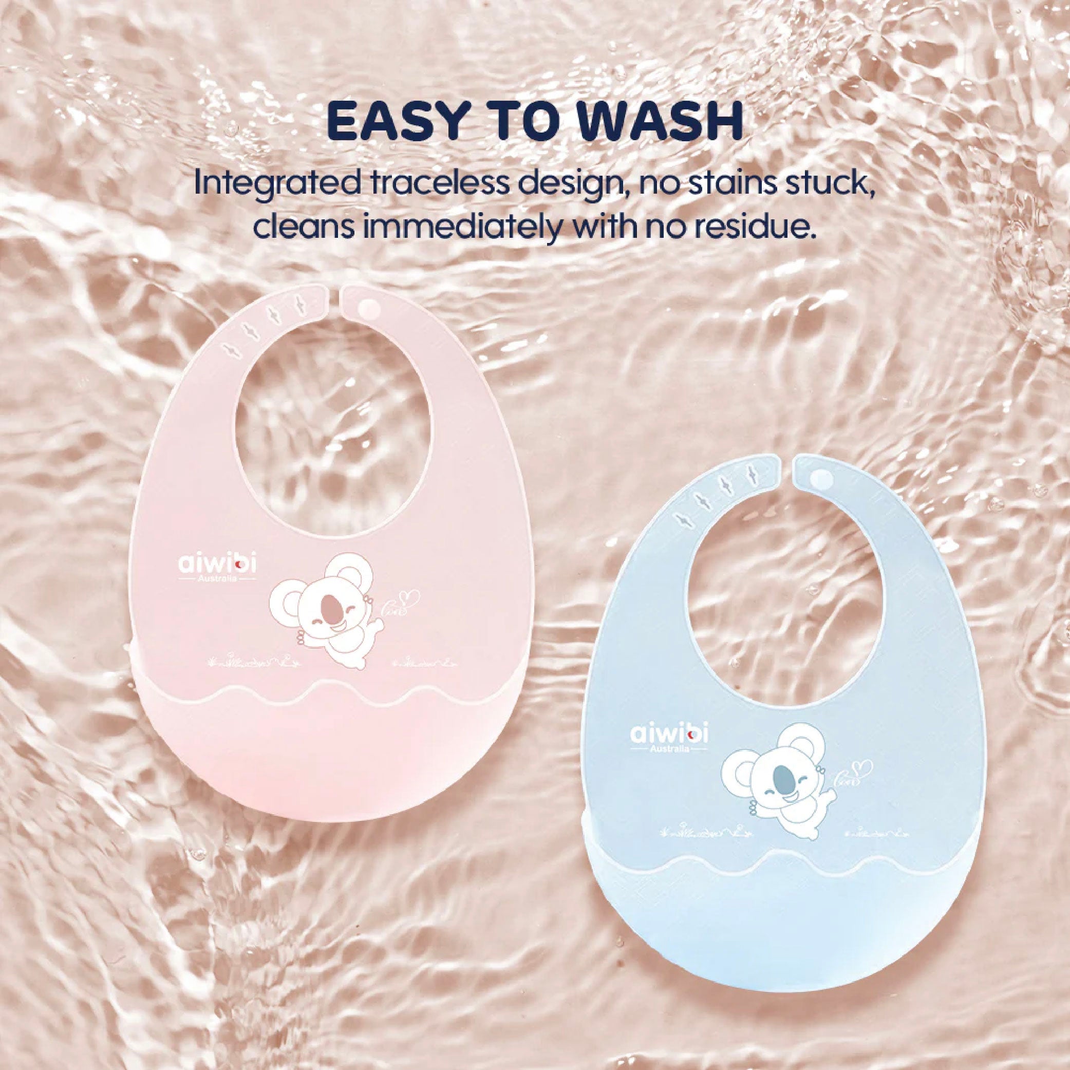 Aiwibi - 'Fold n Go' travel Bib with case