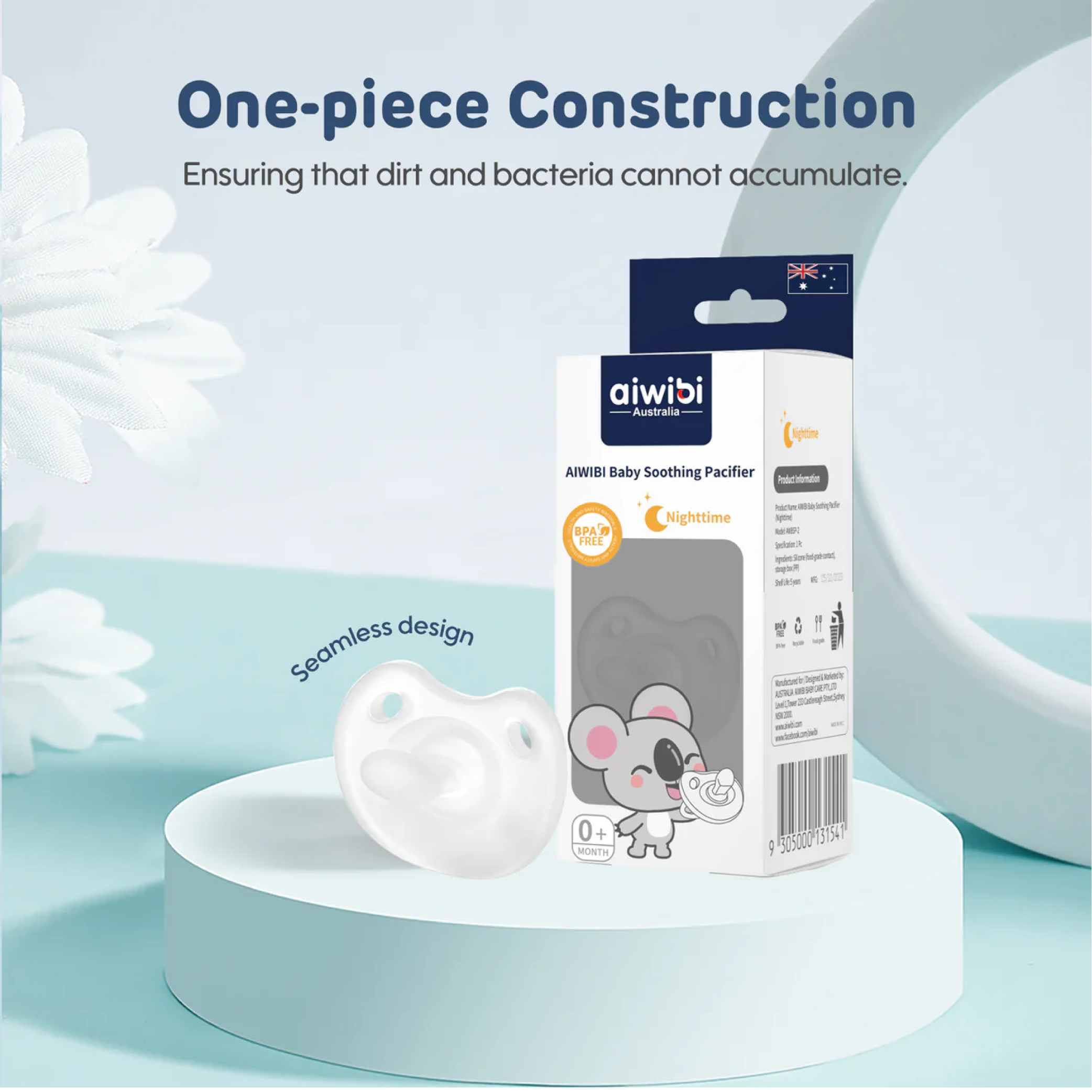 Aiwibi - Silicone Soothing Pacifier（Daytime)