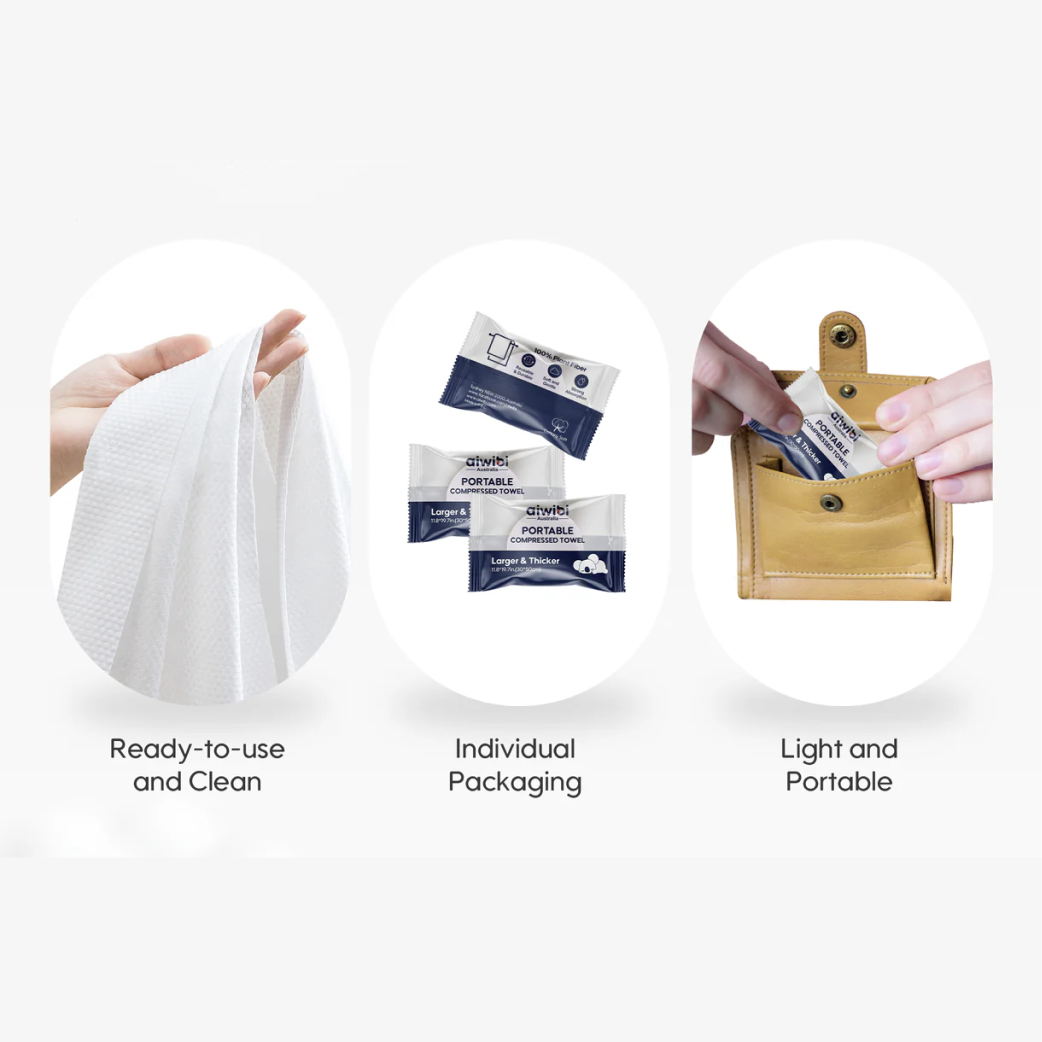 Aiwibi - Compressed Towels (10 pcs)