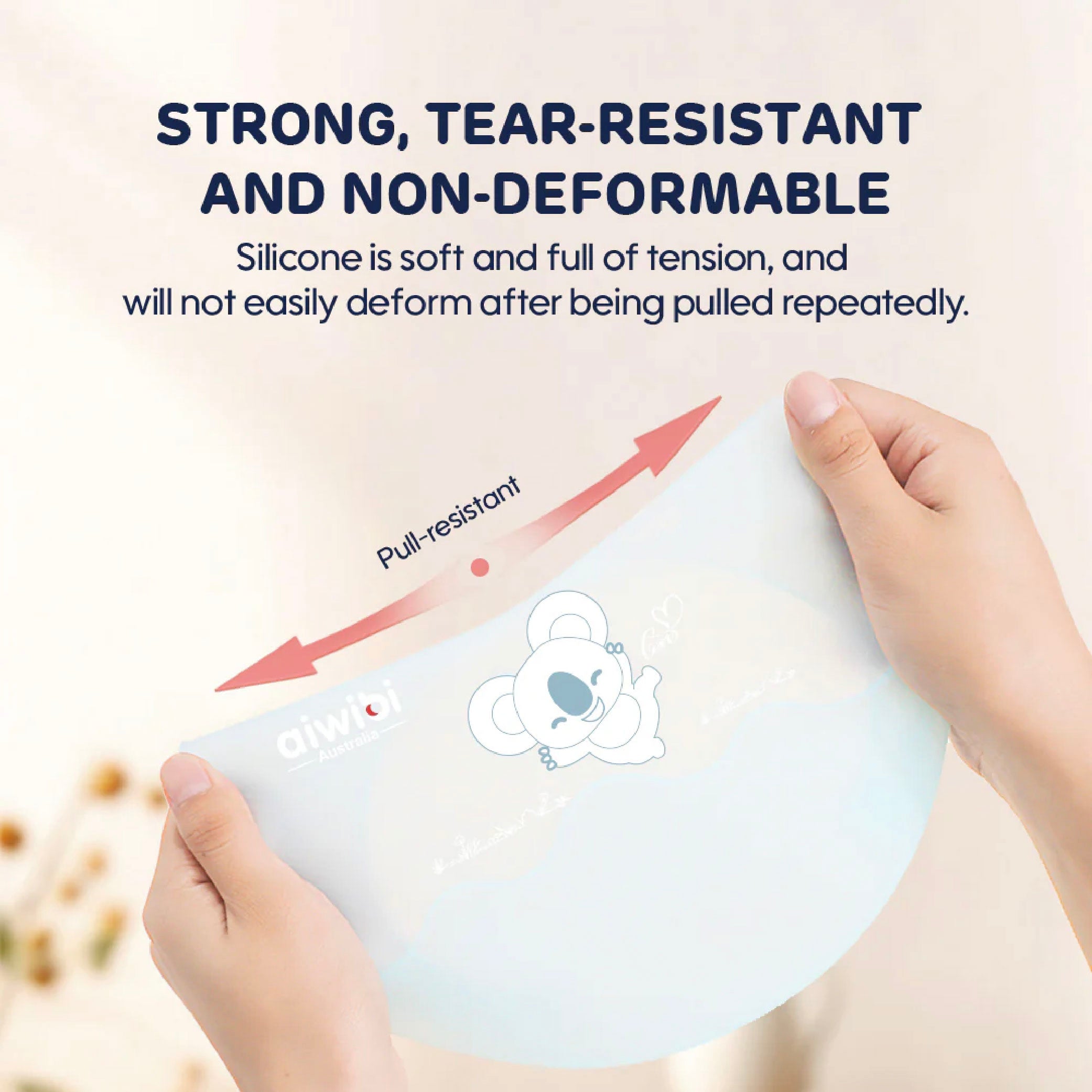 Aiwibi - 'Fold n Go' travel Bib with case