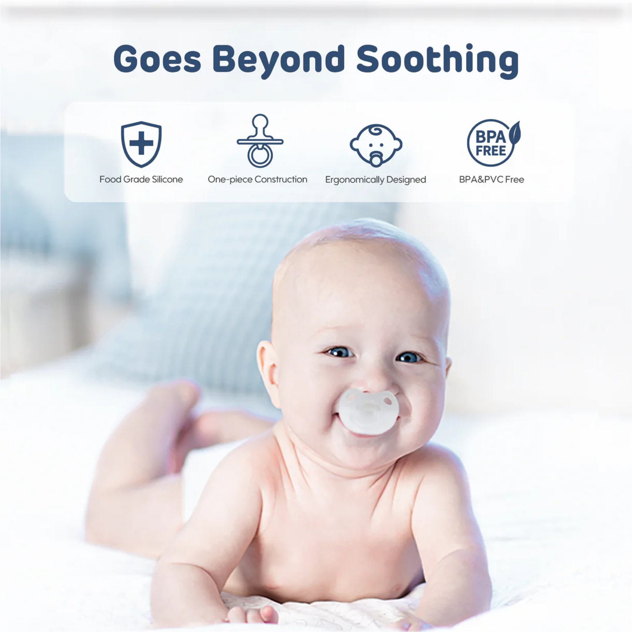 Aiwibi - Silicone Soothing Pacifier（Daytime)