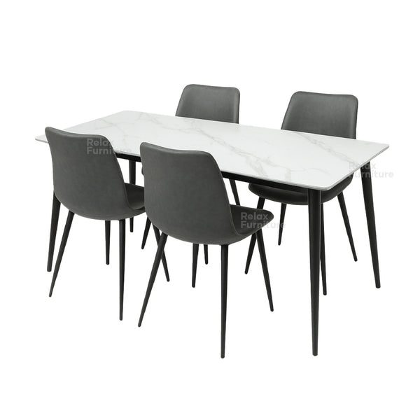 Dining set (1+4) Sintered Stone top