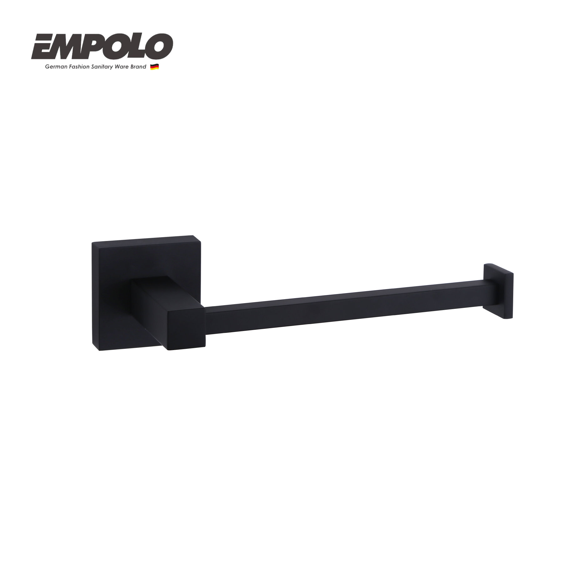Toilet paper holder - Brass - Matte black
