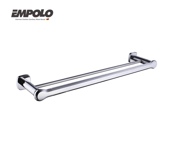 Double towel bar -Brass