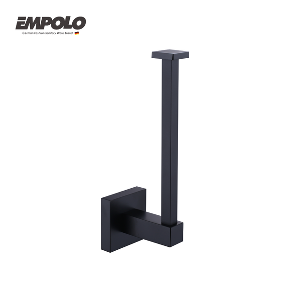 Toilet paper holder - Brass - Matte black