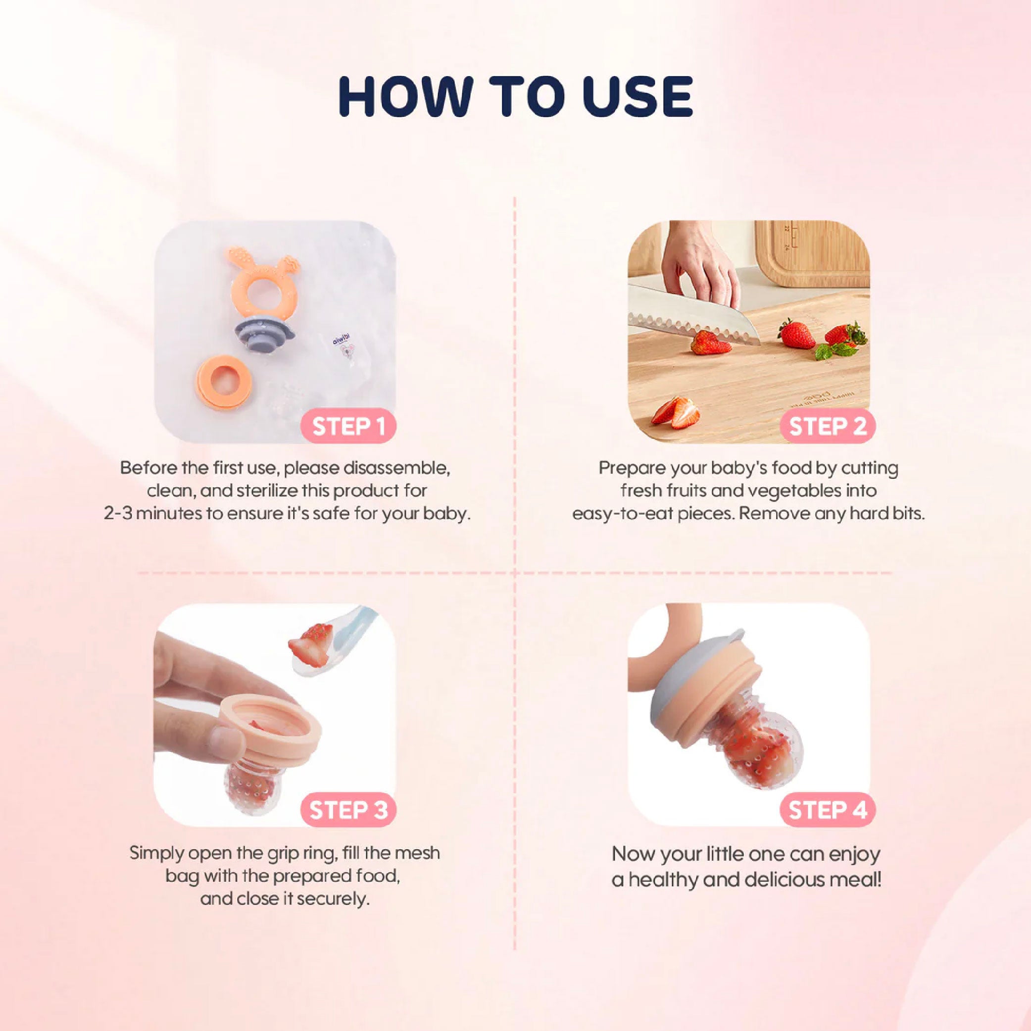 Aiwibi - 2 in 1 - Fruit feeder