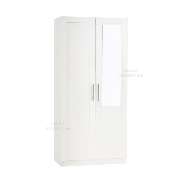 2 Door wardrobe with Mirror