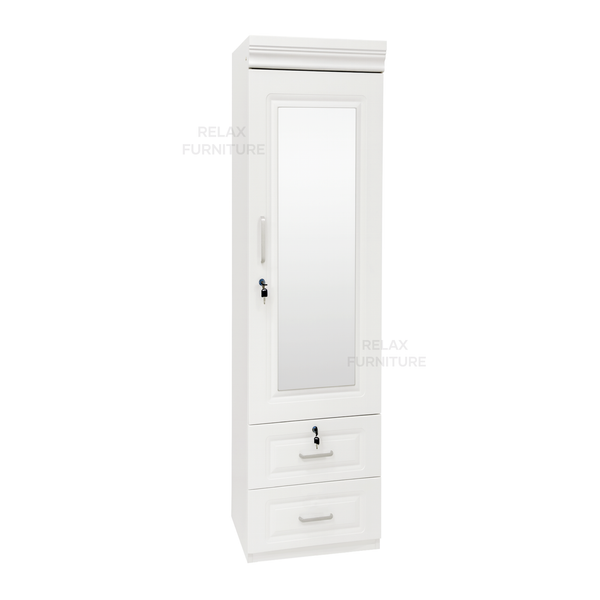 1 Door wardrobe with mirror