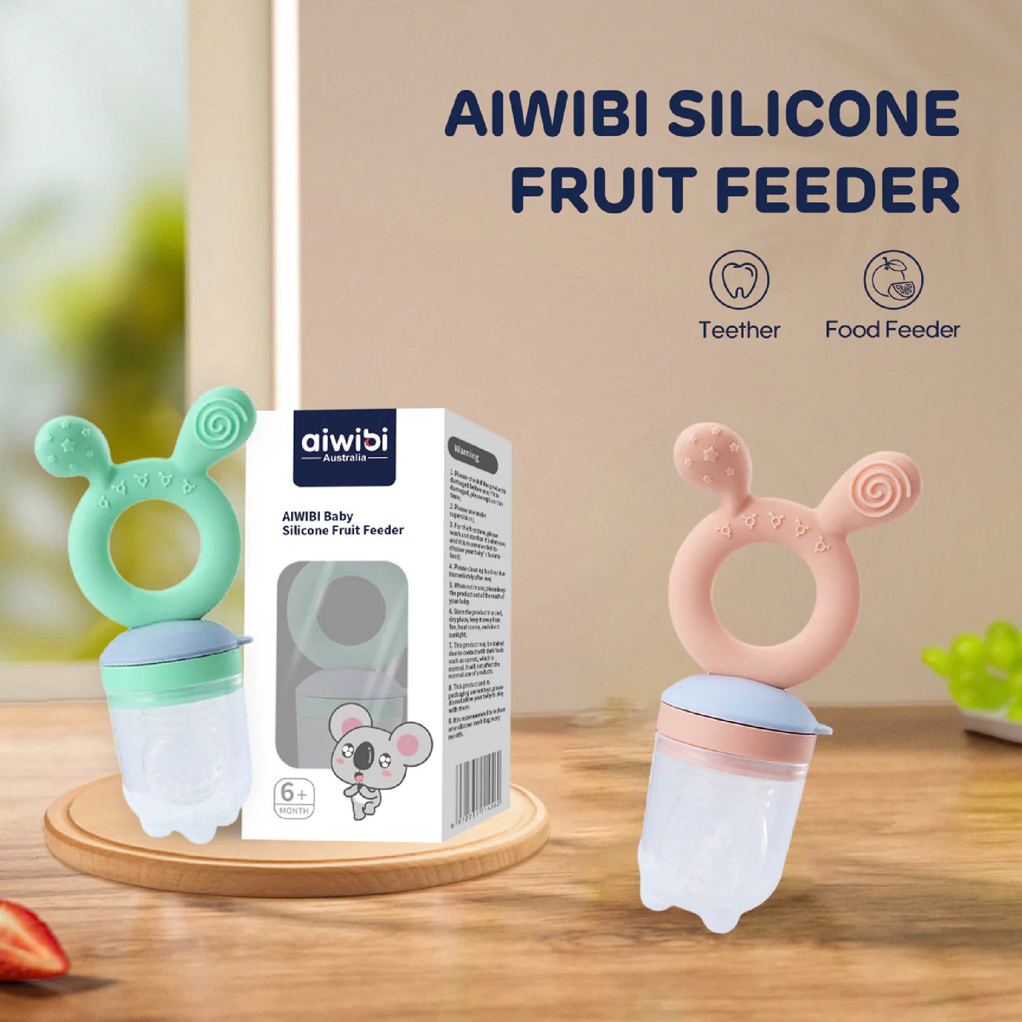 Aiwibi - 2 in 1 - Fruit feeder