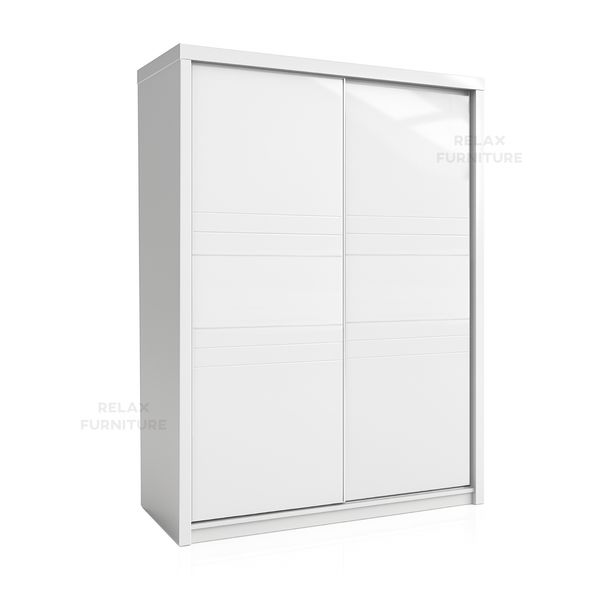 Glossy 2 Door sliding wardrobe (2m)