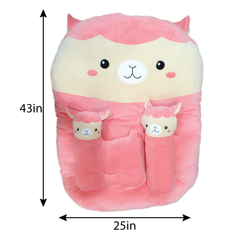 Lamma shaped baby bedding set