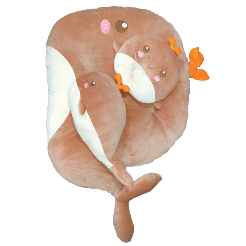 Whale shaped bedding set (3 pcs)