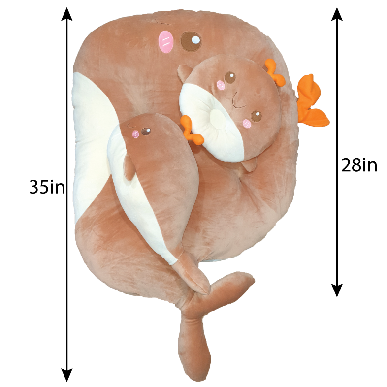 Whale shaped bedding set (3 pcs)