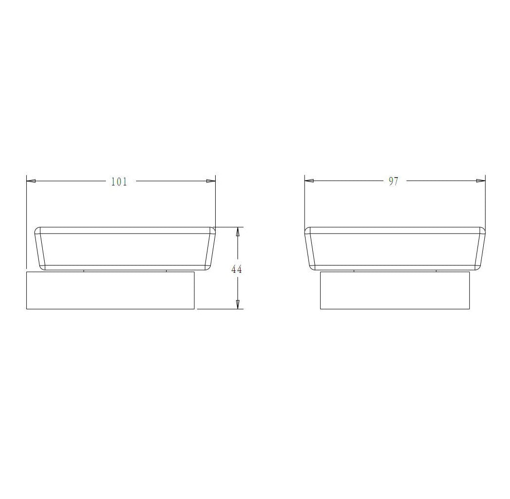 Soap dish holder - Brass