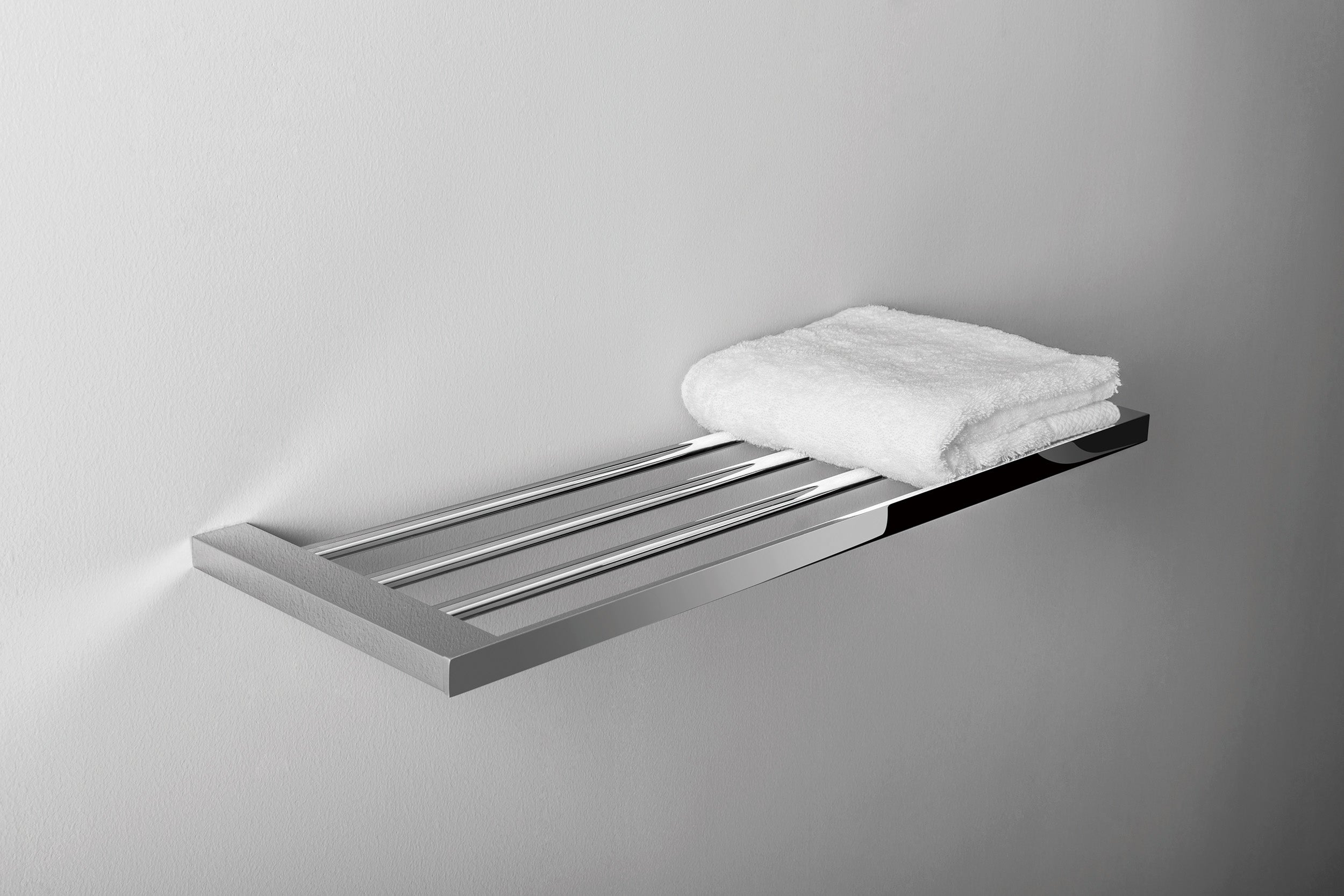 Bath towel shelf - Brass