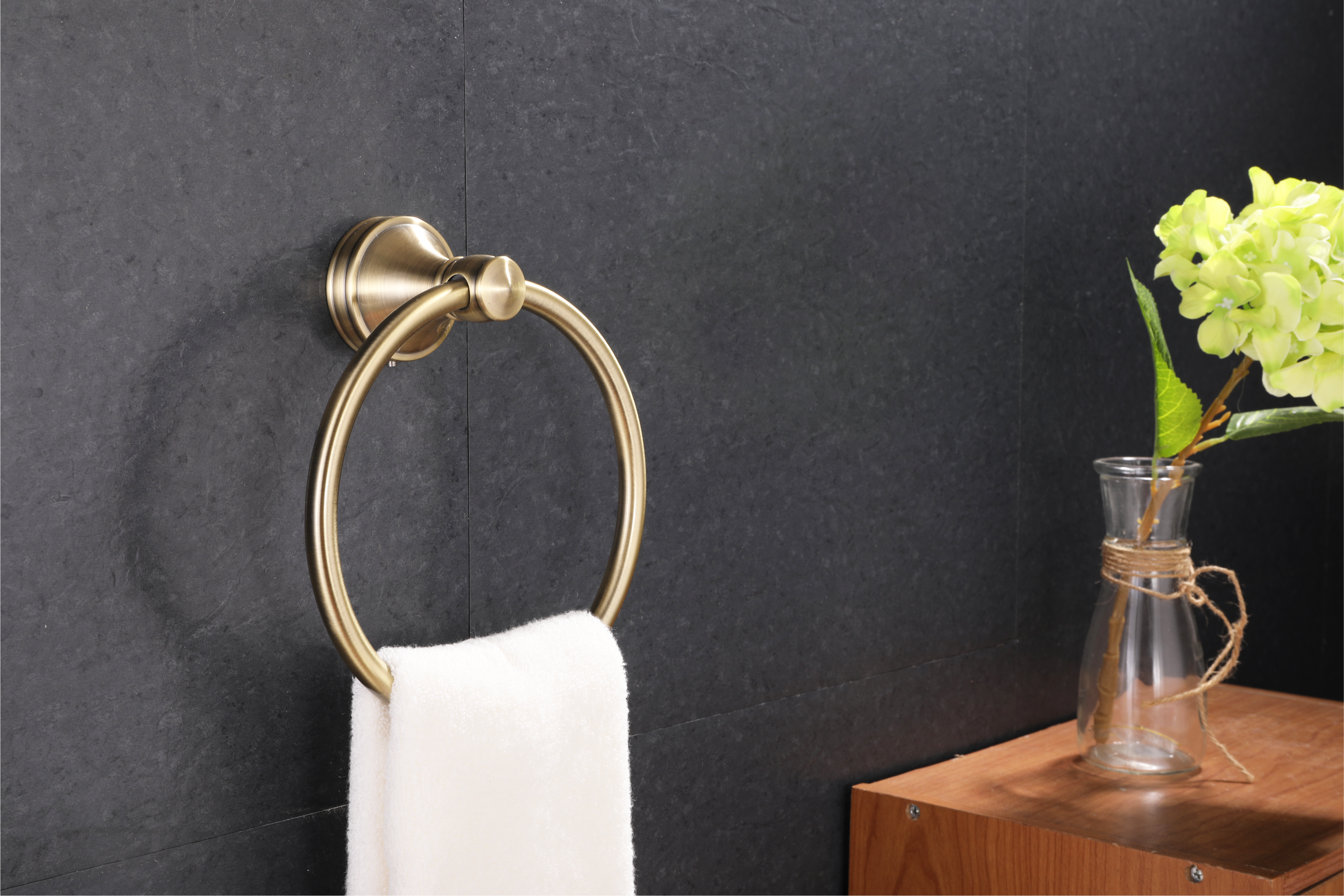 Towel ring - Brass & SS - Bronze