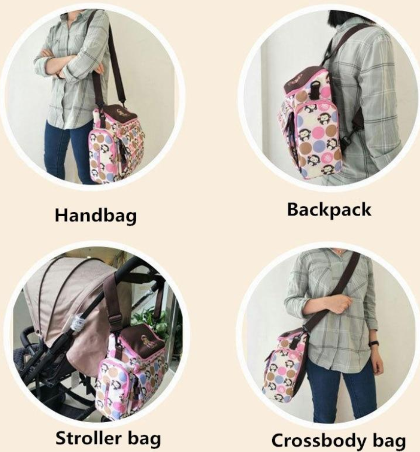 Convertable diaper bag